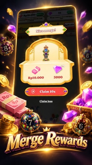 Gameplay: merge rewards chest with gems and coins